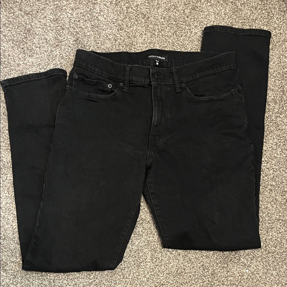 Lucky Brand Men's Black Straight Jeans 32x32